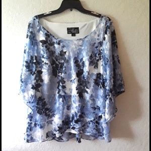 Alex Evenings ladies top sz 1X